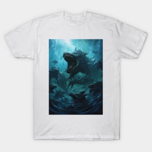 Dark Fantasy Sea Monster T-Shirt